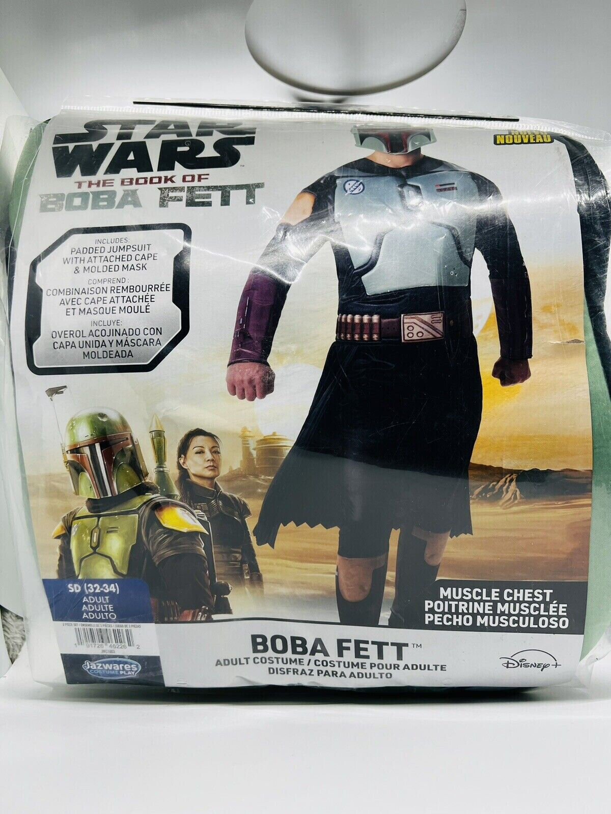 Star Wars Adult Book of Boba Fett Costume Size SD 32-34 (Large) Jazwar Titan Bricks Toys and Collectibles Star Wars Adult Book of Boba Fett Costume Size SD 32-34 (Large) Jazwar Titan Bricks Toys and Collectibles
