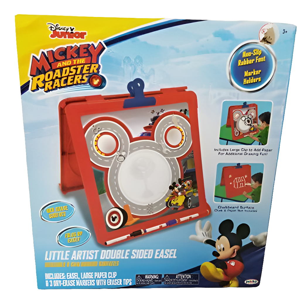 Mickey and the Roadster Racers Little Artist Easel With 3 Markers