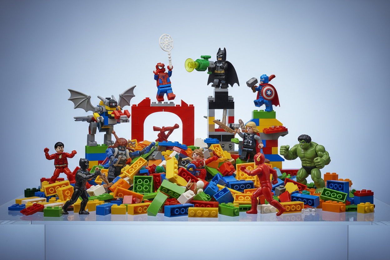 Lego and Action Figures