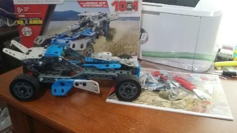 Meccano Rally Racer 10 Model Set With Working Motor Construction Kit