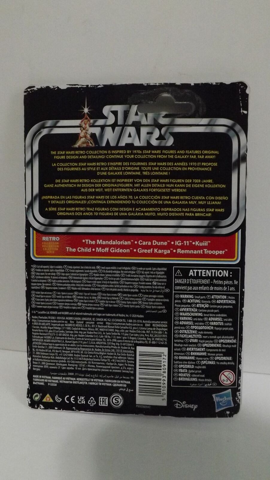 Hasbro Star Wars The Mandalorian Greef Karga Figure 3.75" Retro Collection