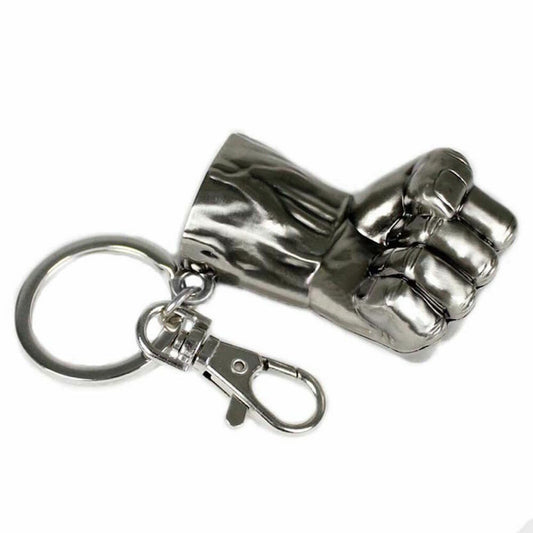 Marvel Comics * Hulk Fist Pewter Keychain * Pewter Key Chain Clip