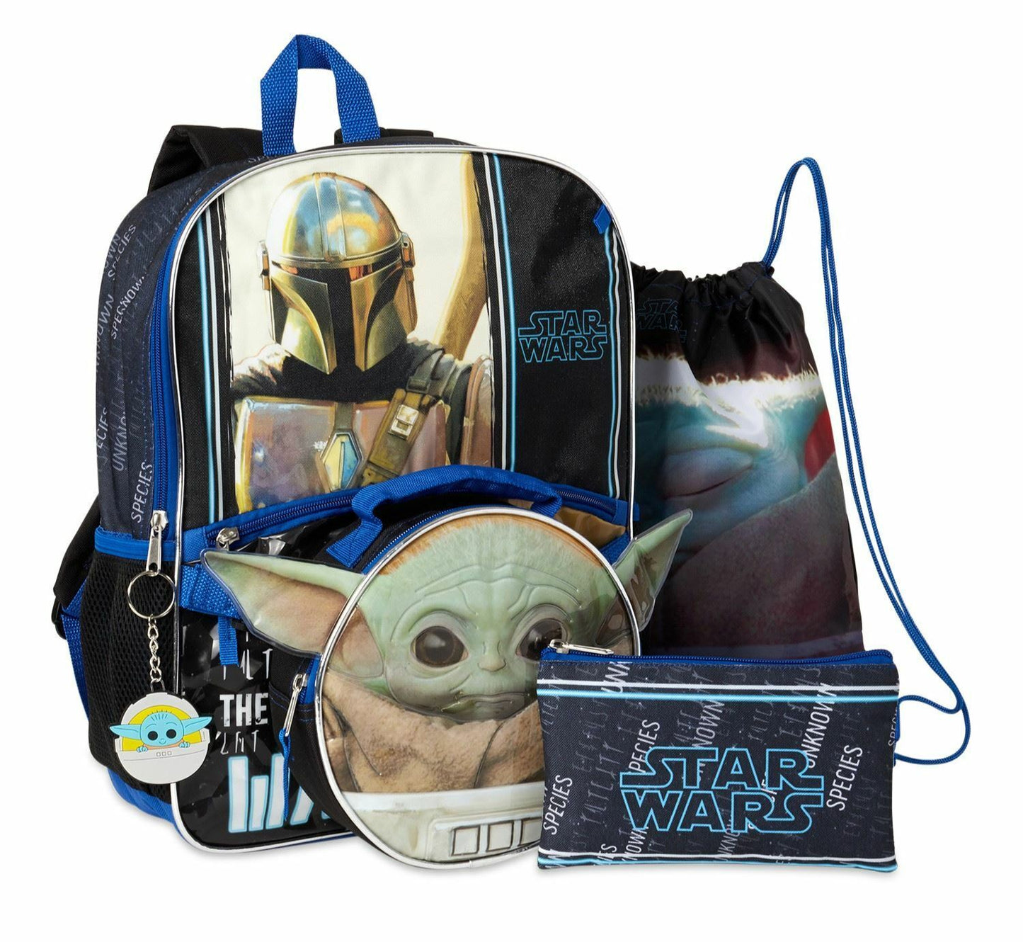 Star Wars Baby Yoda 5 Piece Backpack Set
