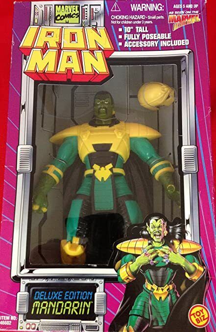 1994 VTG Iron Man Mandarin Deluxe Edition 10" Figure NEW Toy Biz Marvel