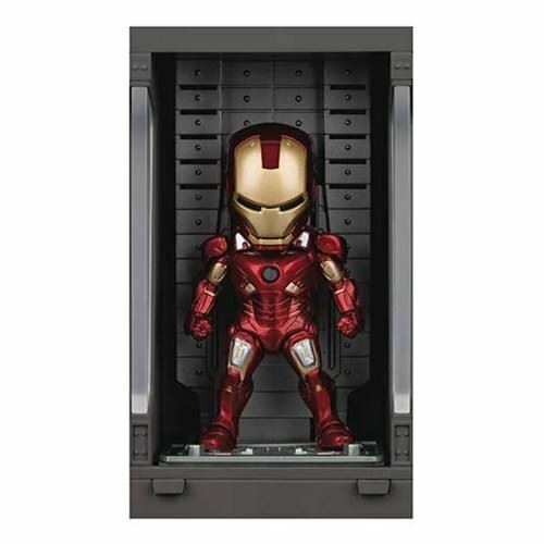 Iron Man 3 MEA-015 Iron Man MK VII Action Figure with Hall of Armor Display - Pr