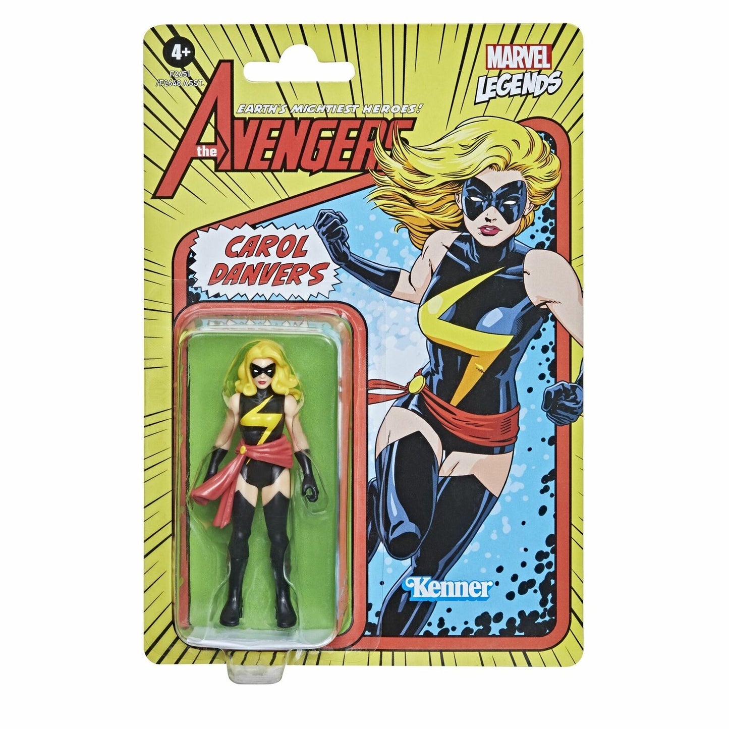 Marvel Legends Retro Collection 3.75" Action Figure - CAROL DANVERS