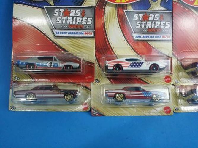 Hot Wheels Stars and Stripes Lot of 8