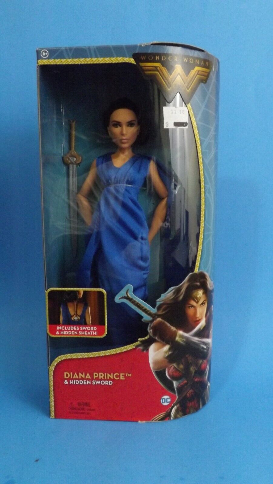 DC Comics Wonder Woman 12" Doll Diana Prince & Hidden Sword Doll Fashion Figure