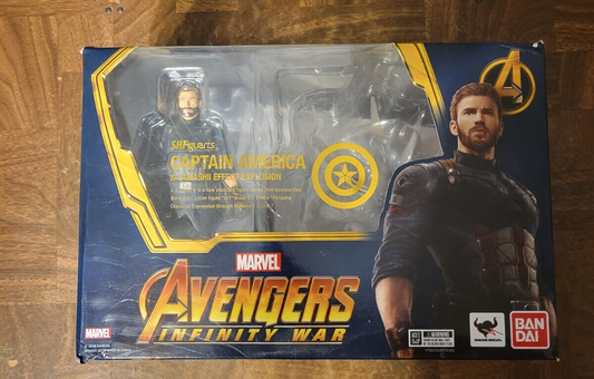 S.H.FIGUARTS CAPTAIN AMERICA TAMASHI EFFECT MARVEL AVENGERS INFINITY WAR 2018