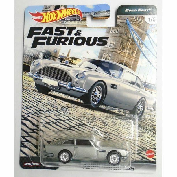 Lot of 5 Hot Wheels Fast & Furious Euro Fast Aston Martin DB5