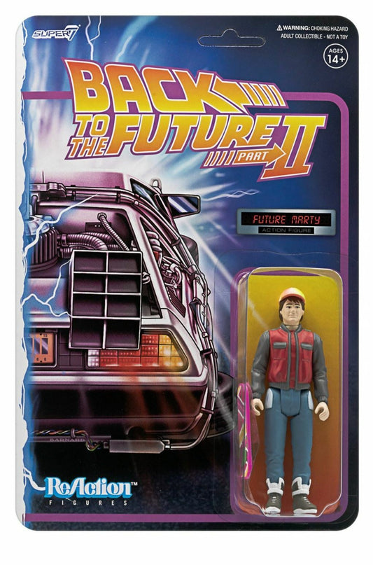 SUPER7 Back to the Future 2 FUTURE MARTY & DOC ReAction Figures