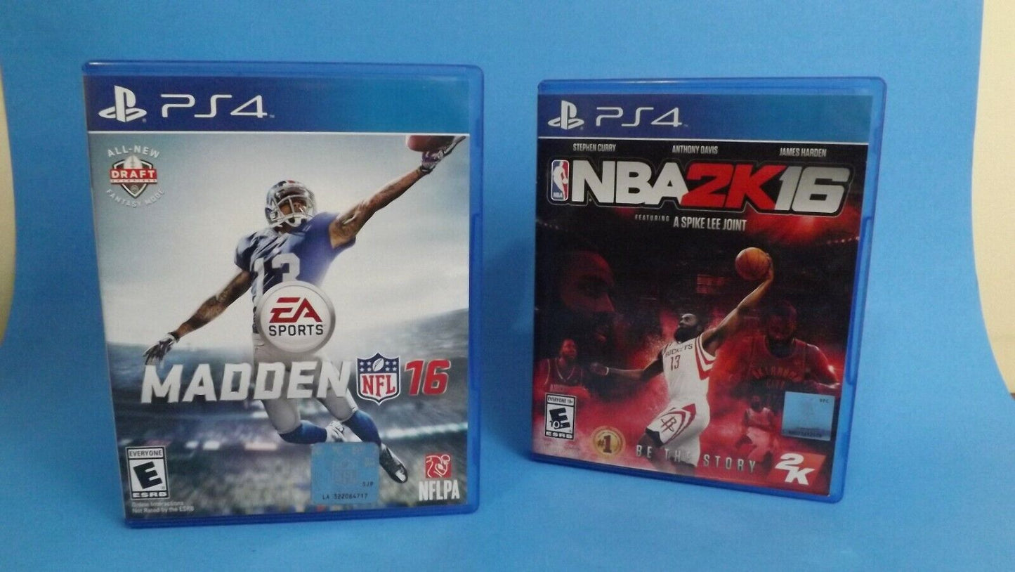 PS4 Game Sport Bundle: NBA 2K16 & Madden 16