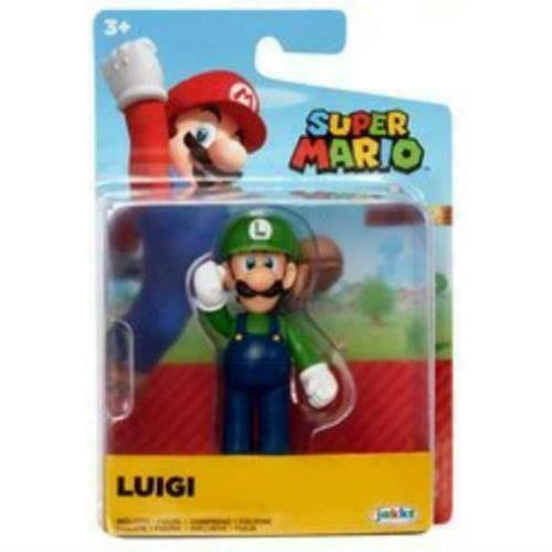 World of Nintendo Super Mario Luigi 2.5" inch Figure JAKKS