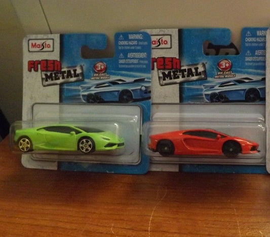 Maisto Lamborghini Lot of 2 Huracan, and Aventador