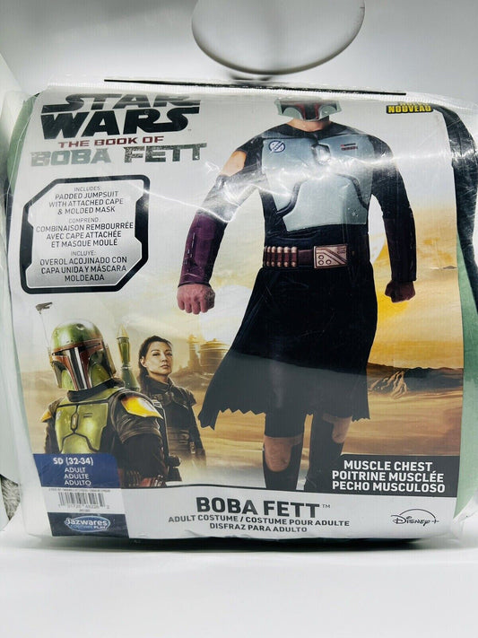 Star Wars Adult Book of Boba Fett Costume Size SD 32-34 (Large) Jazwares