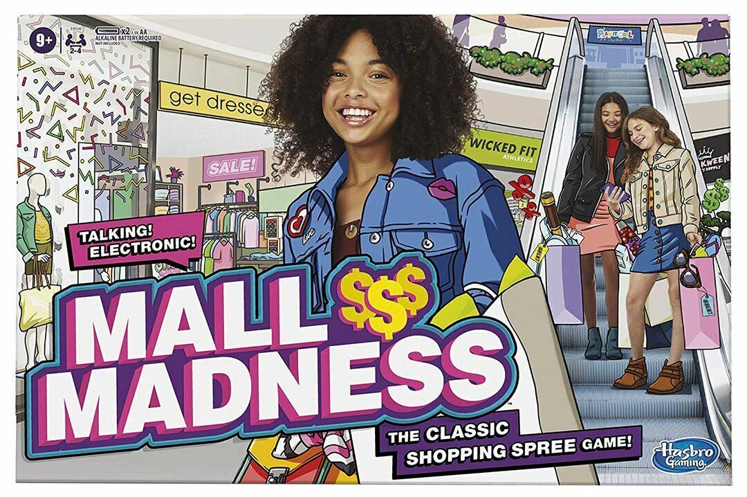 Mall Madness Game, Talking Electronic Shopping Spree Board Game