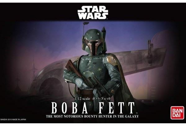 Star Wars Bandai Boba Fett 1:12 Scale Model Kit Figure