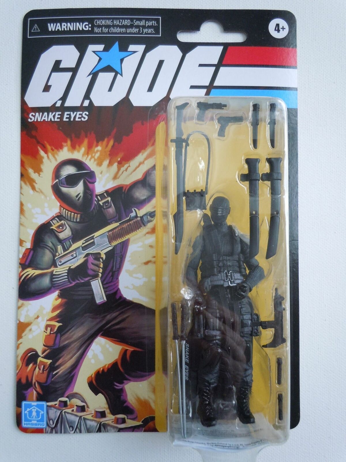 Hasbro GI Joe Retro Collection SNAKE EYES 3.75” Figure