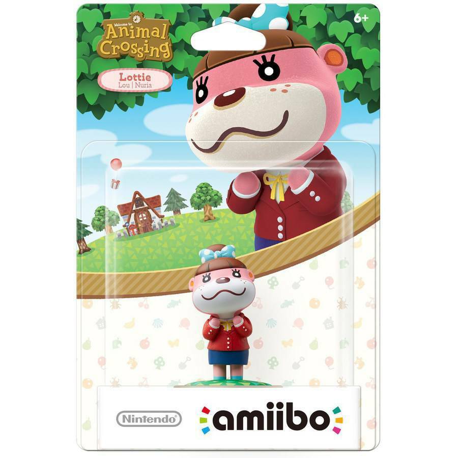 Nintendo Amiibo Lottie Nintendo WII U & 3DS Animal Crossing Figure NEW